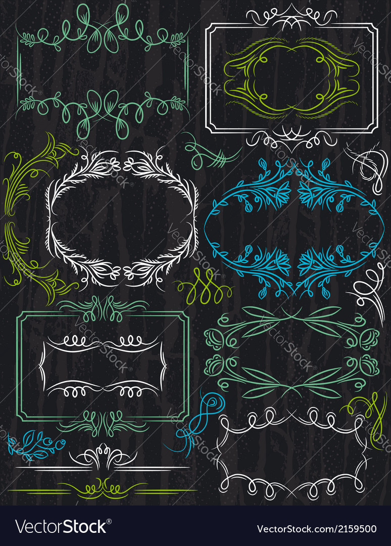 Elegant Scroll Decorative Elements