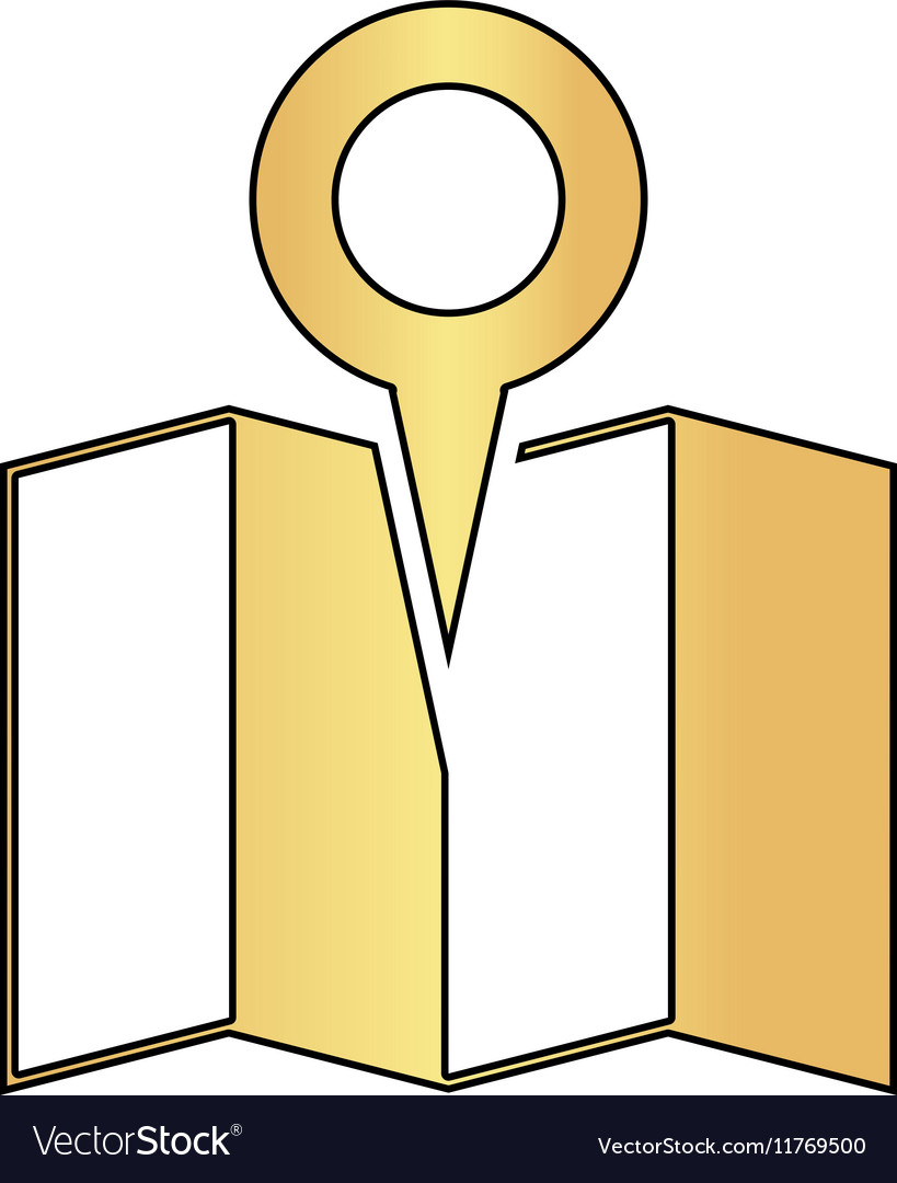 Location computer symbol Royalty Free Vector Image