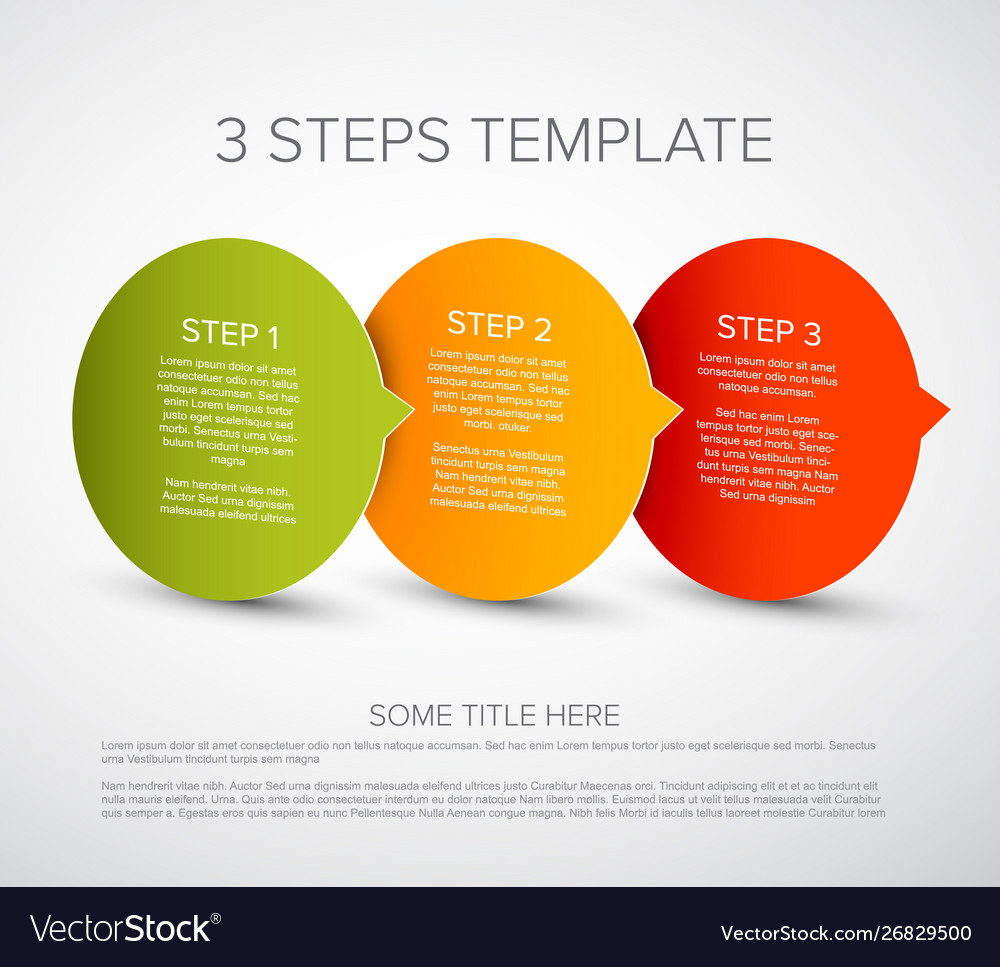One two three - tags with step numbers