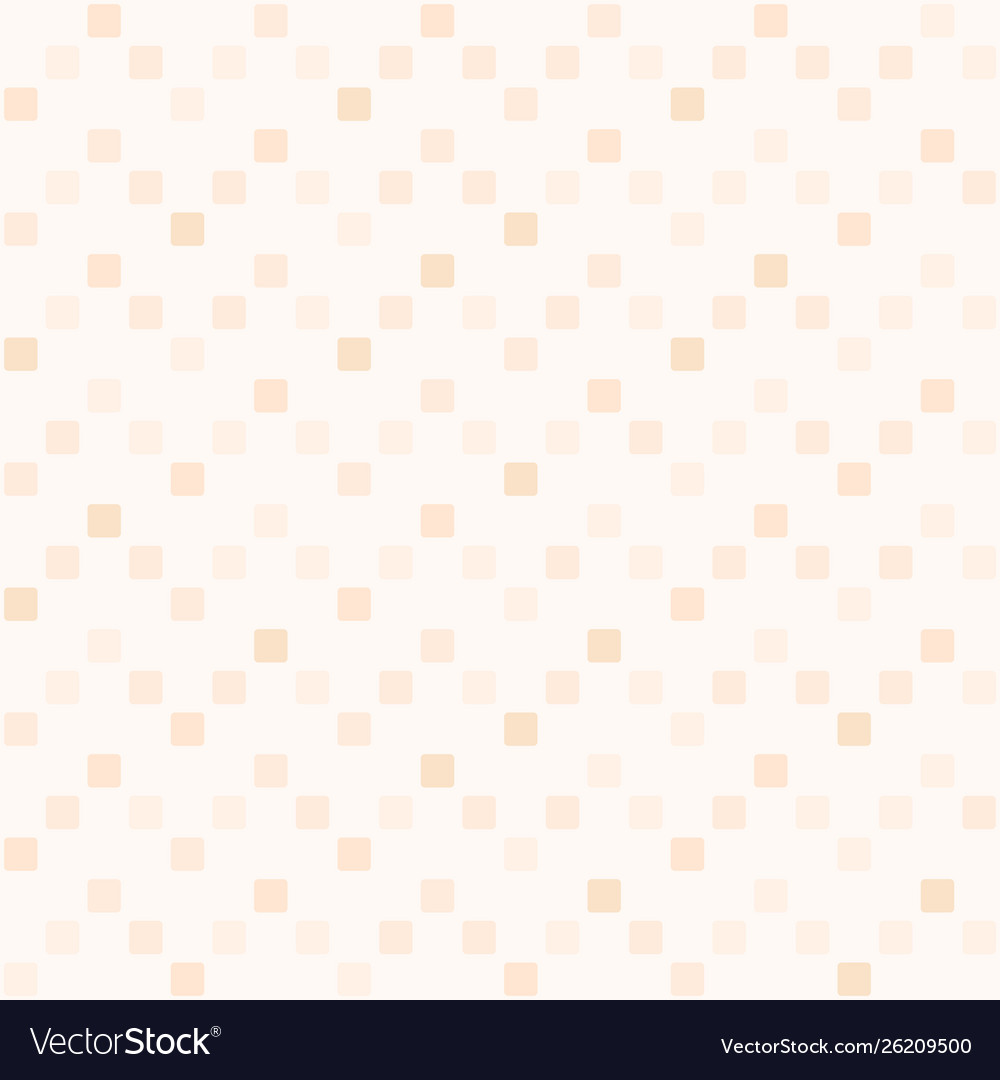 Peach Zigzag Square Pattern
