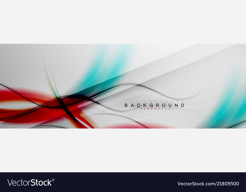 Smooth flowing wave motion concept background