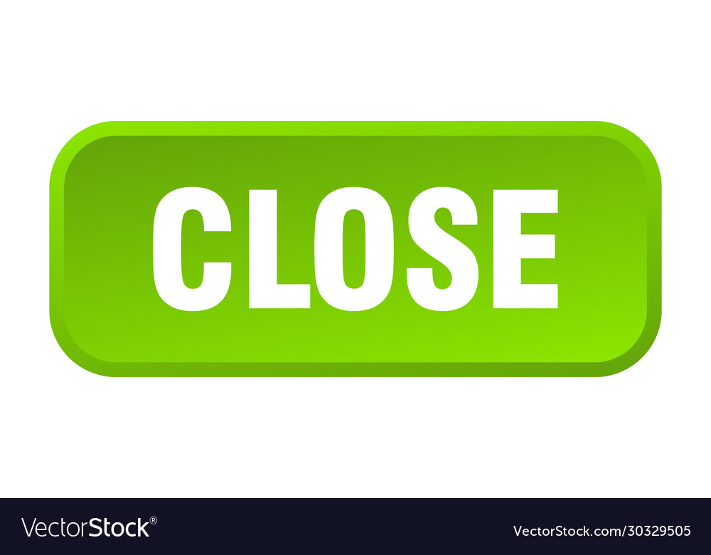 Close button square 3d push
