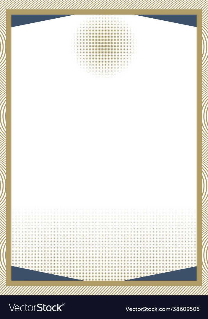 Line simple frame for certificate straight border