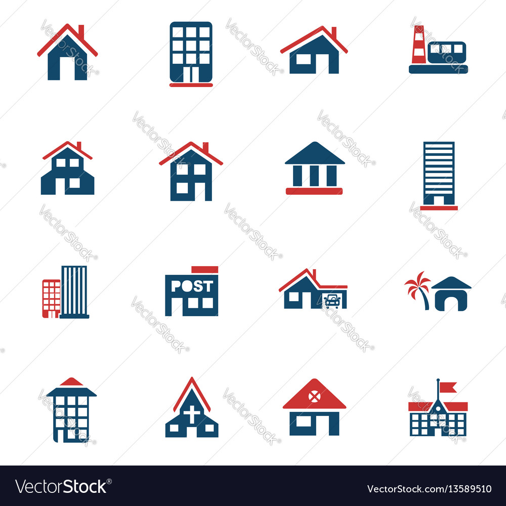 Building Icon Set - Architecture
