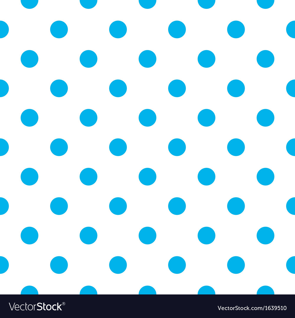 Cyan Polka Dot Pattern