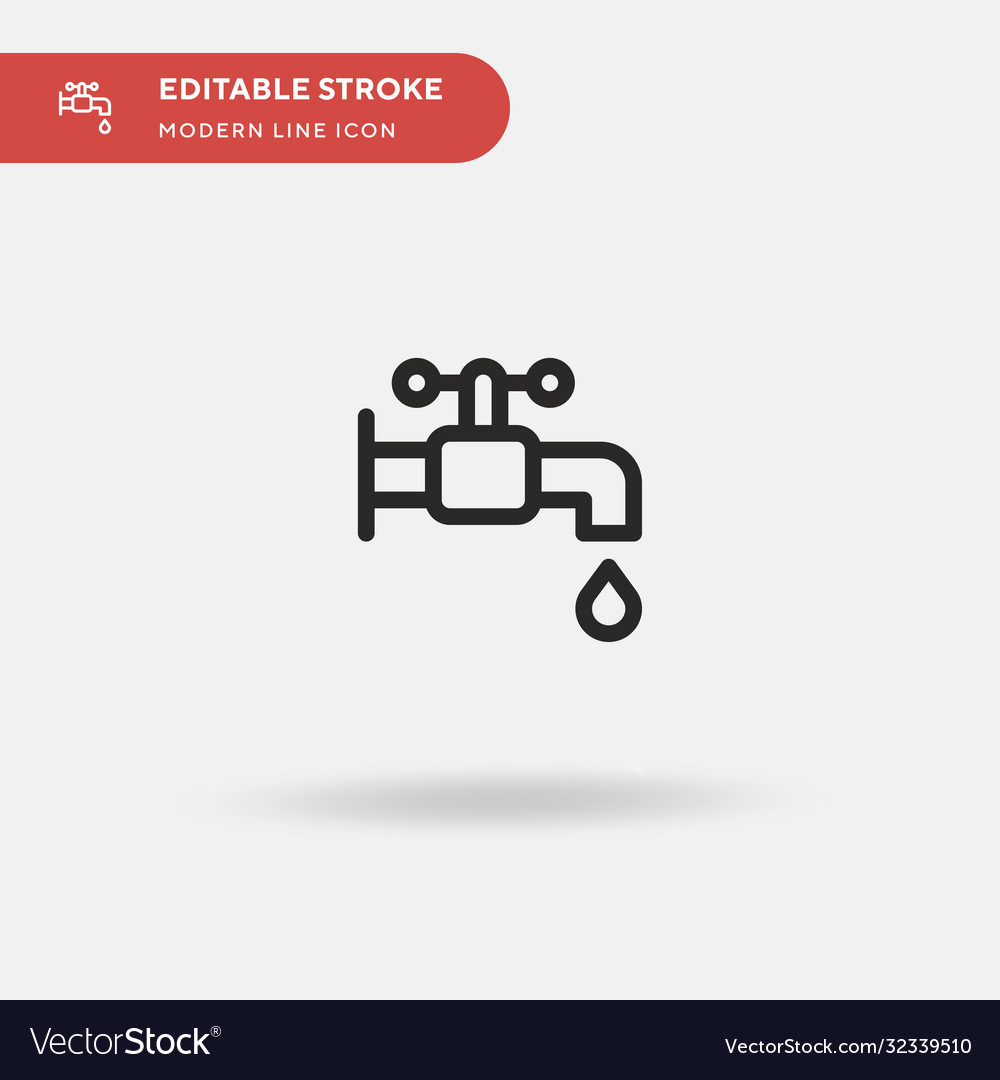 Drop simple icon symbol
