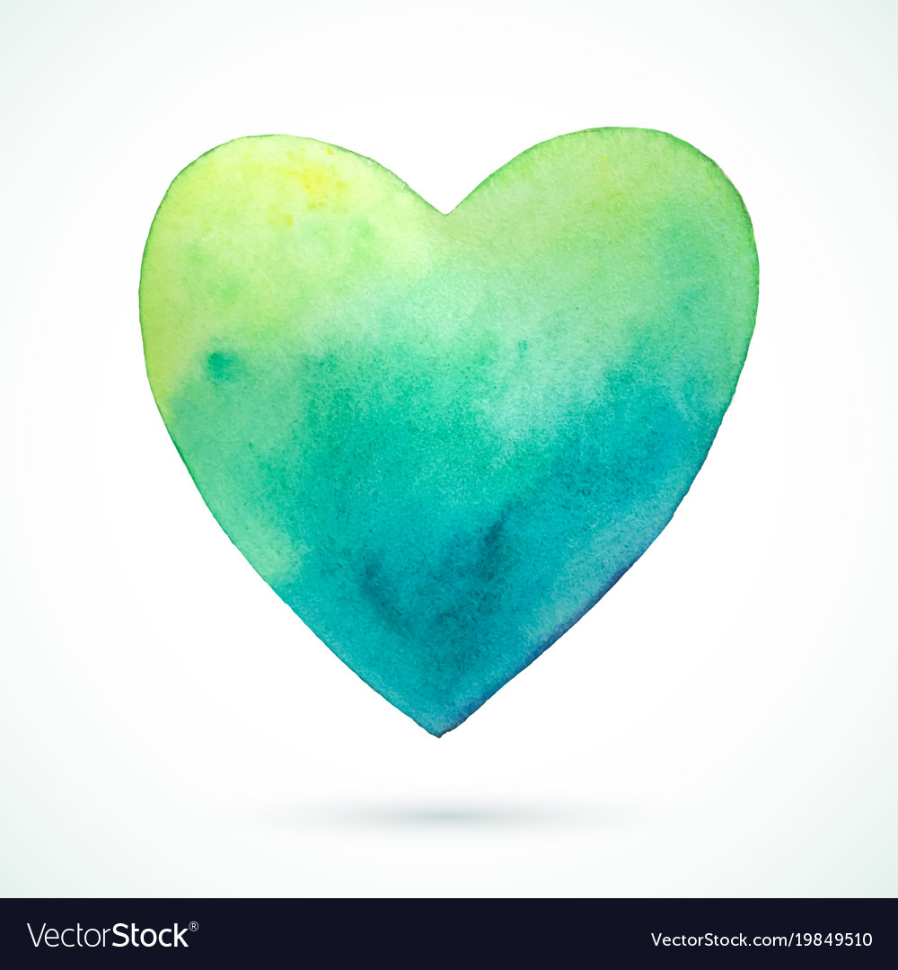 Heart-green-blue