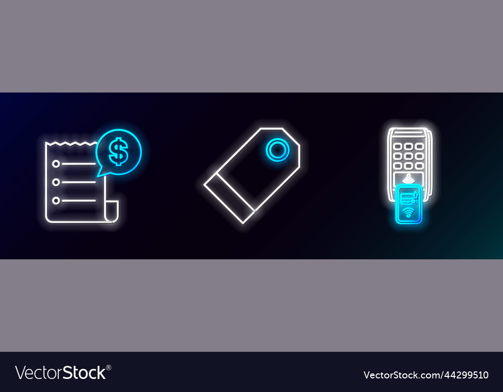 Set line pos terminal with printed receipt