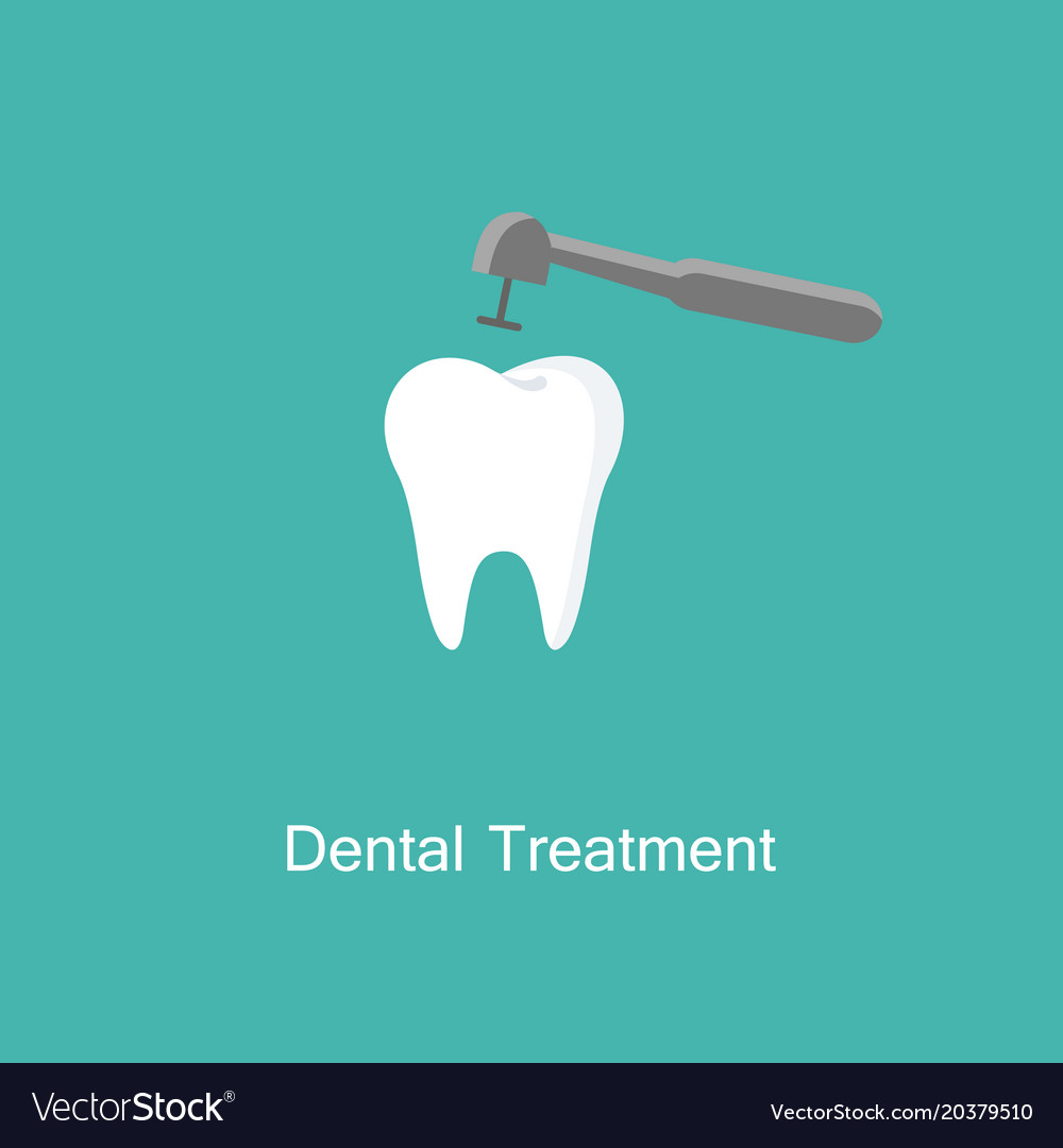 Treatment of tooth icon