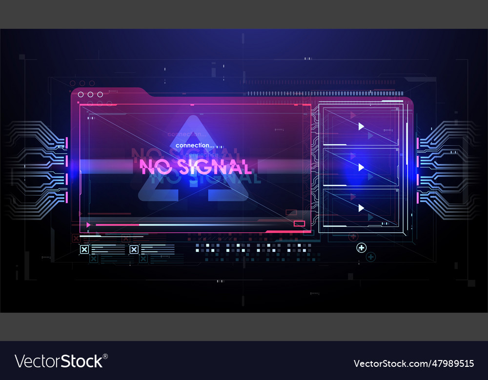Hud ui gui futuristic user interface screen vector image Hud ui gui futuristic user interface screen
