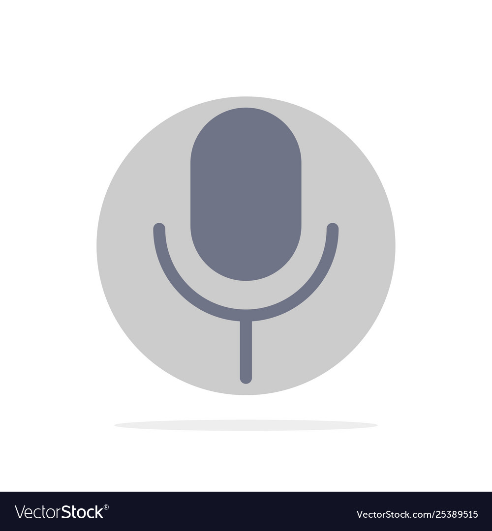 Mic microphone basic ui abstract circle