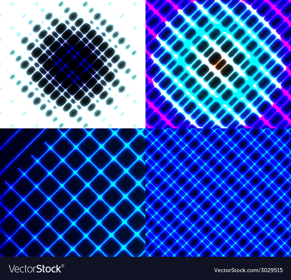 Set of dark abstract spectrum background lines