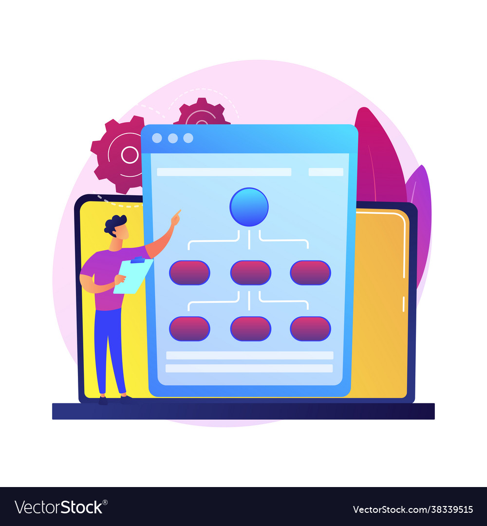 Web hosting service concept metaphor
