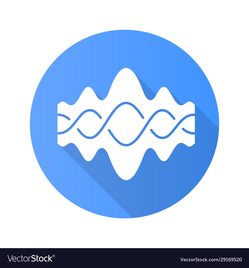 Abstract fluid overlapping waves blue flat design