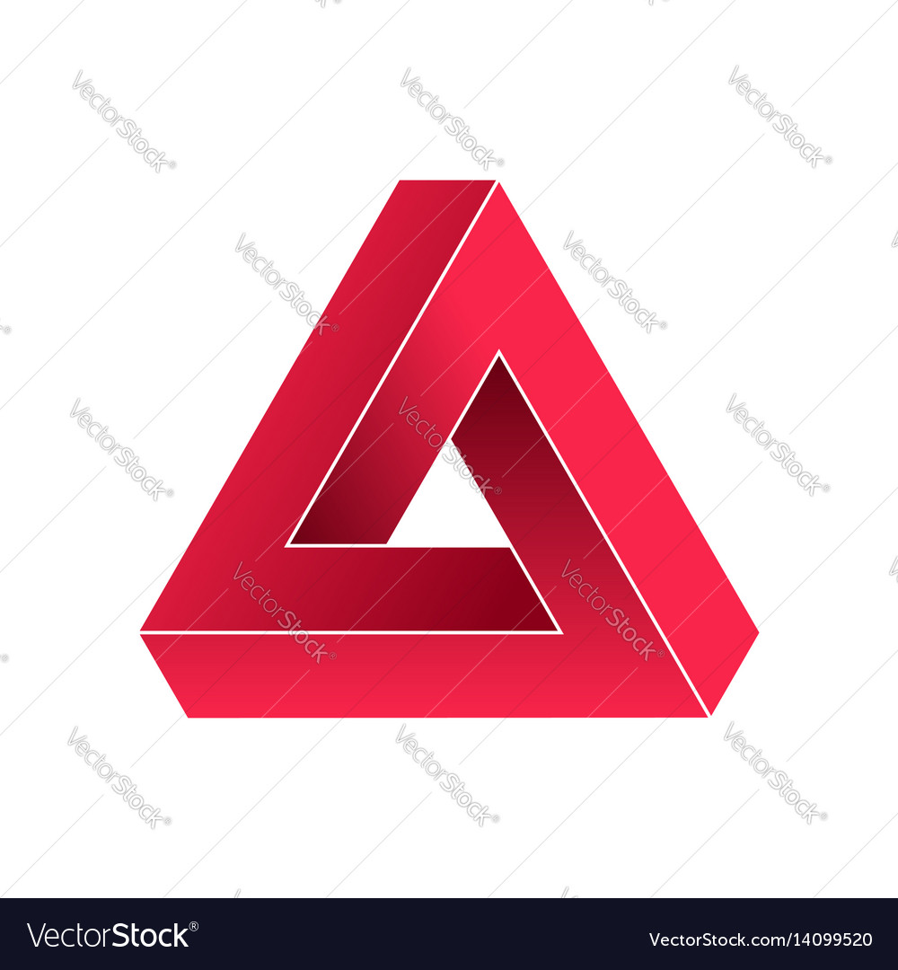 Abstract impossible triangle