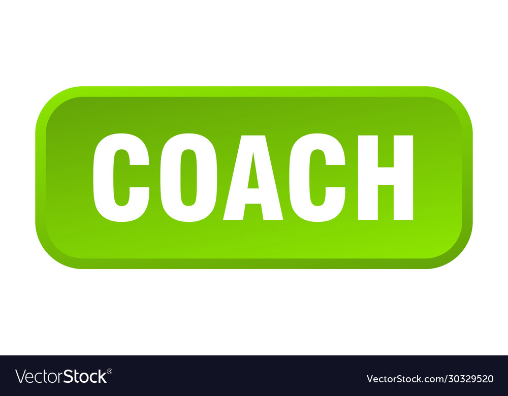 Coach button square 3d push