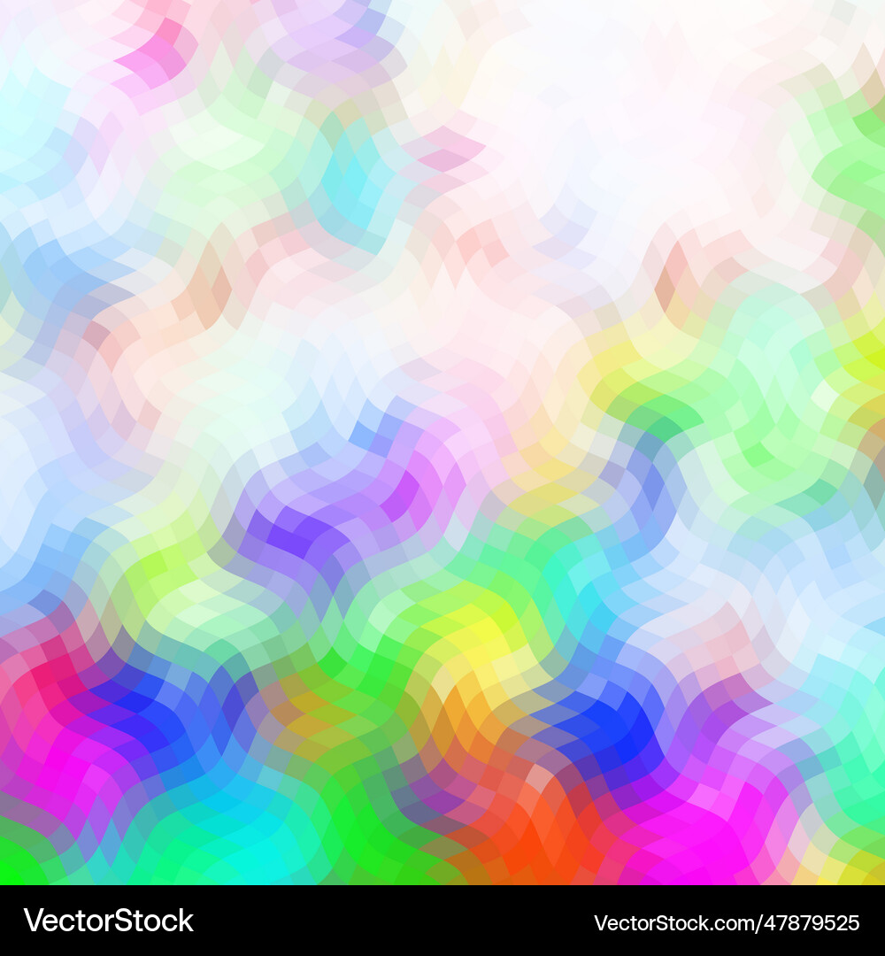 Geometric abstract pattern in low poly style Vector Image