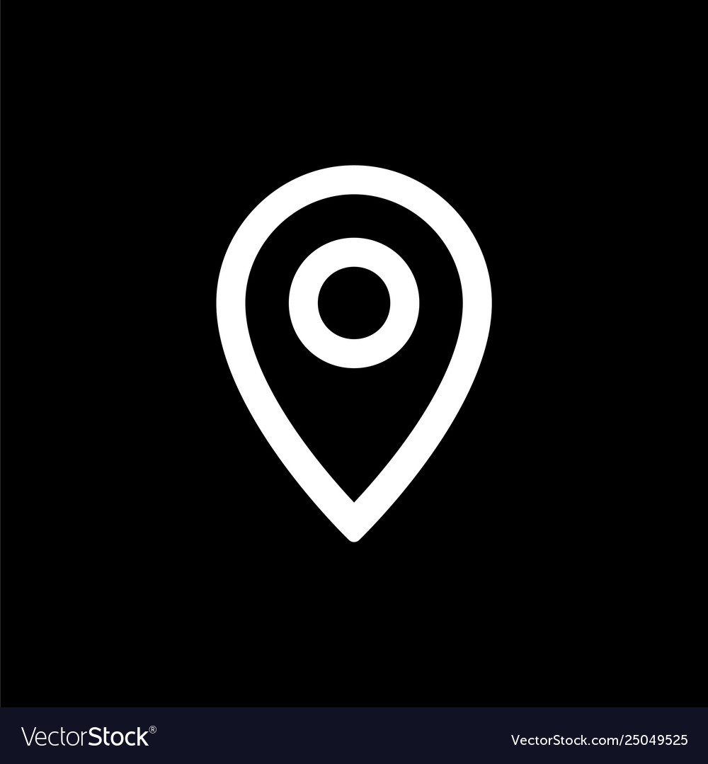 Location icon for simple flat style ui design