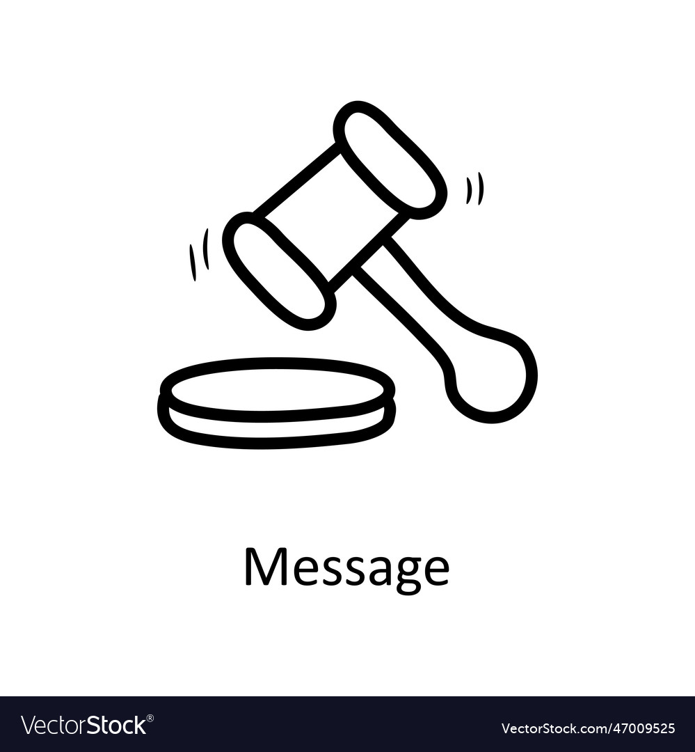 Message outline icon design b