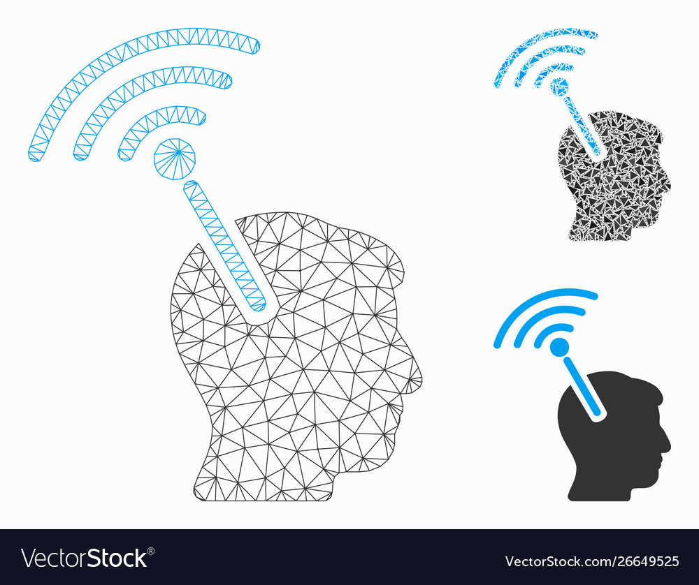 Radio neural interface mesh 2d model