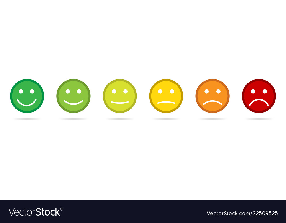 rating-emoji-icons-set-of-emoticons-set-flat-vector-image