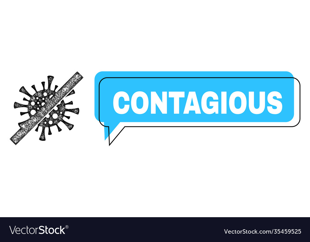 Shifted contagious speech frame and net mesh Vector Image Shifted contagious speech frame and net mesh