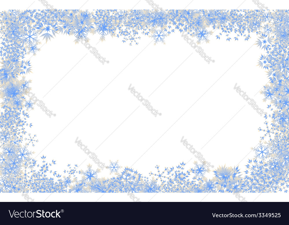 Snowflake Winter Frame
