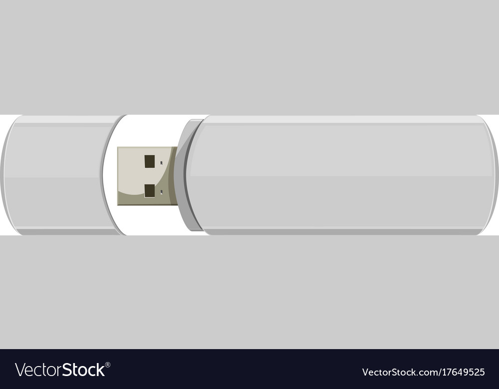 Usb flash memory isolated on the white background