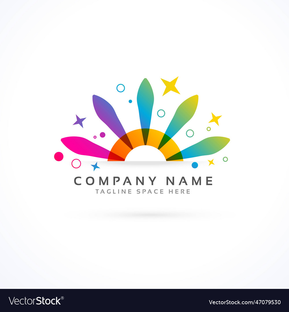 Abstract concept logo business symbol shape design