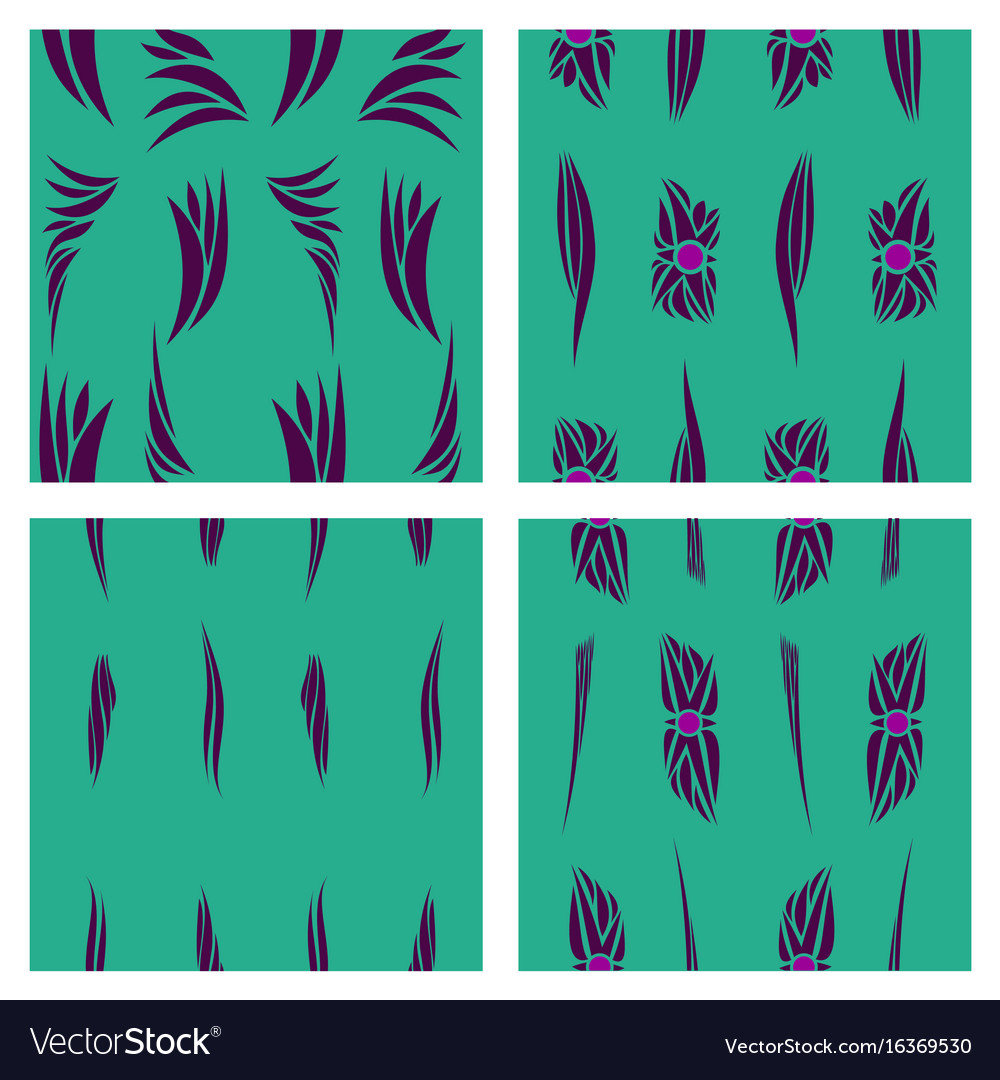 Assembly of patterns in flower style