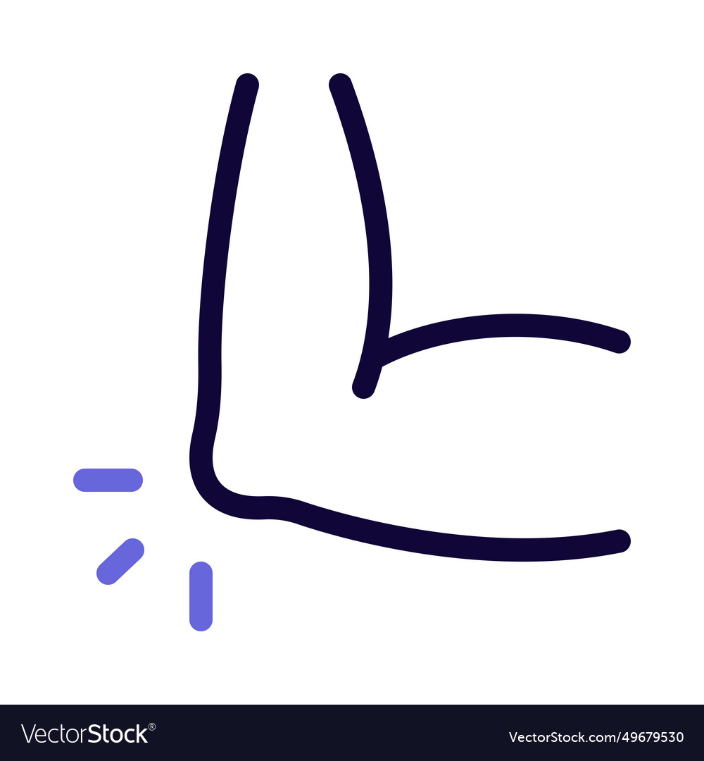 Elbow is the visible joint between upper