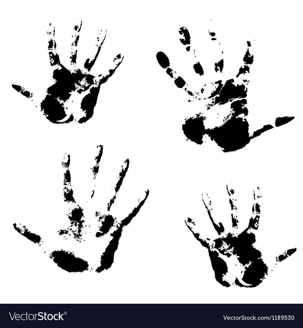 Hand print skin texture pattern