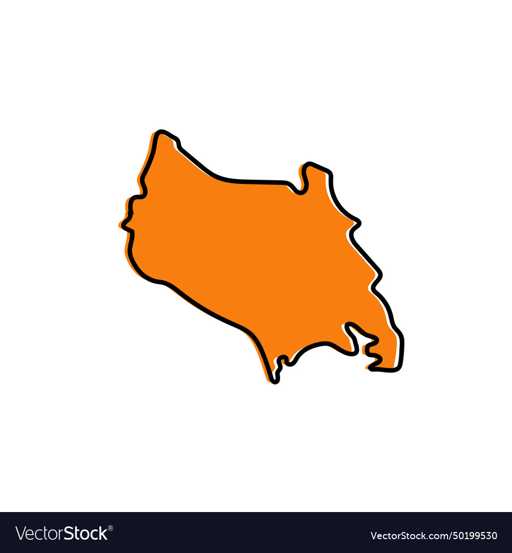 Johor state of malaysia map Royalty Free Vector Image