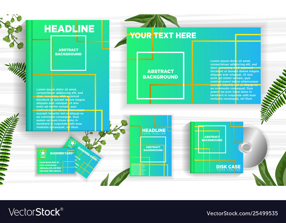 Abstract design banner web template