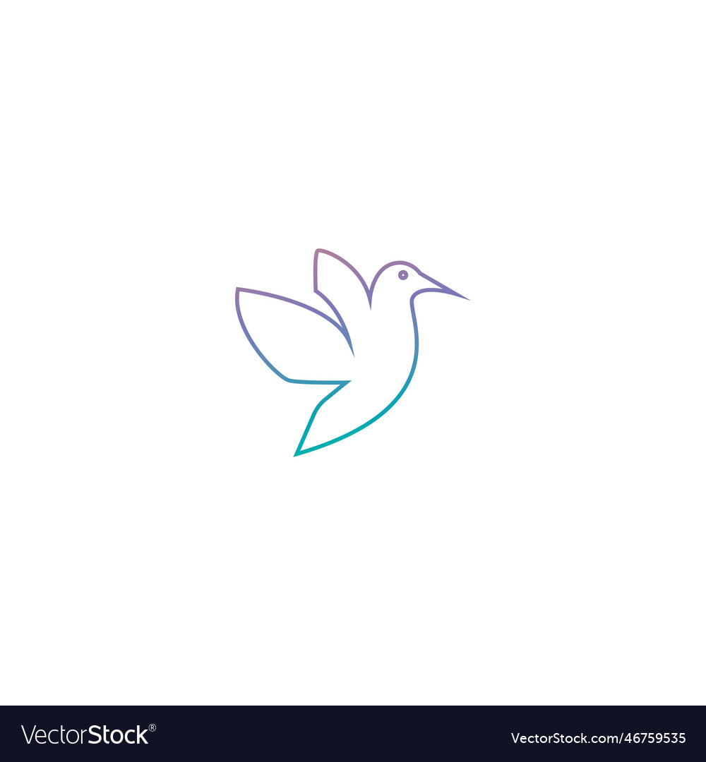 Bird logo and symbol images Royalty Free Vector Image