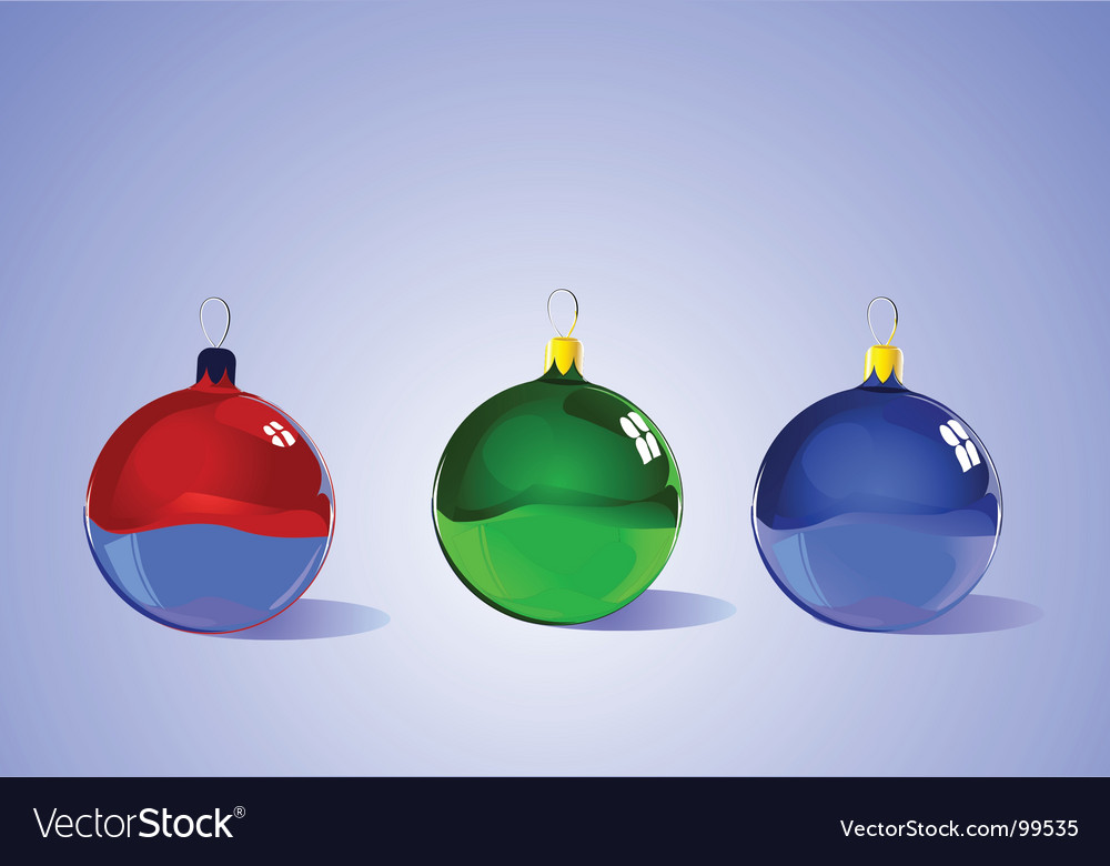 Colorful Christmas Ornaments