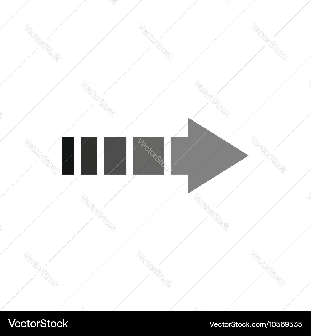 Cursor icon flat style Royalty Free Vector Image
