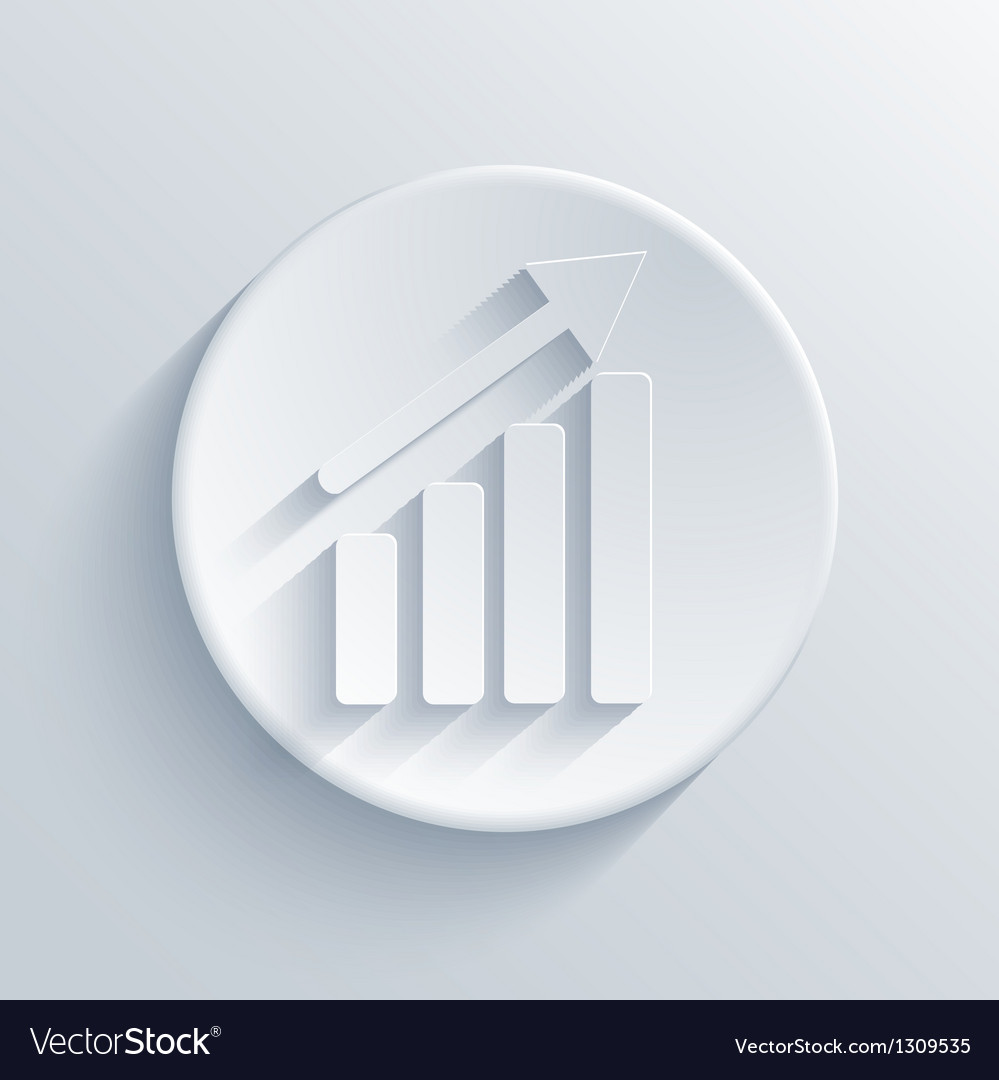 Growth Chart Icon - Circular Graph