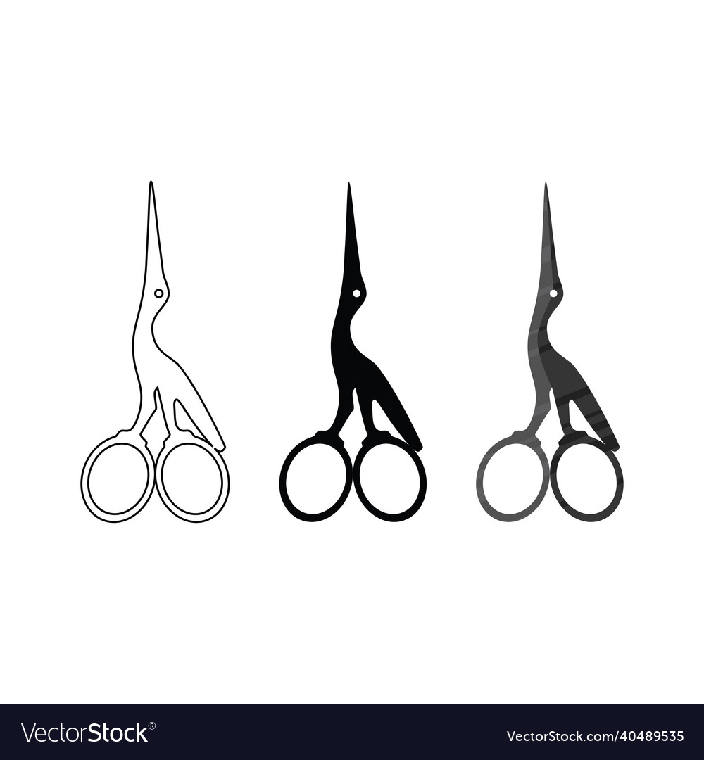 Heron Scissors Icons