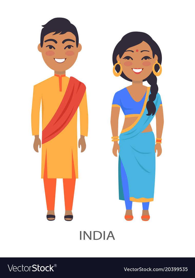 India couple and traditions Royalty Free Vector Image India couple and traditions Royalty Free Vector Image