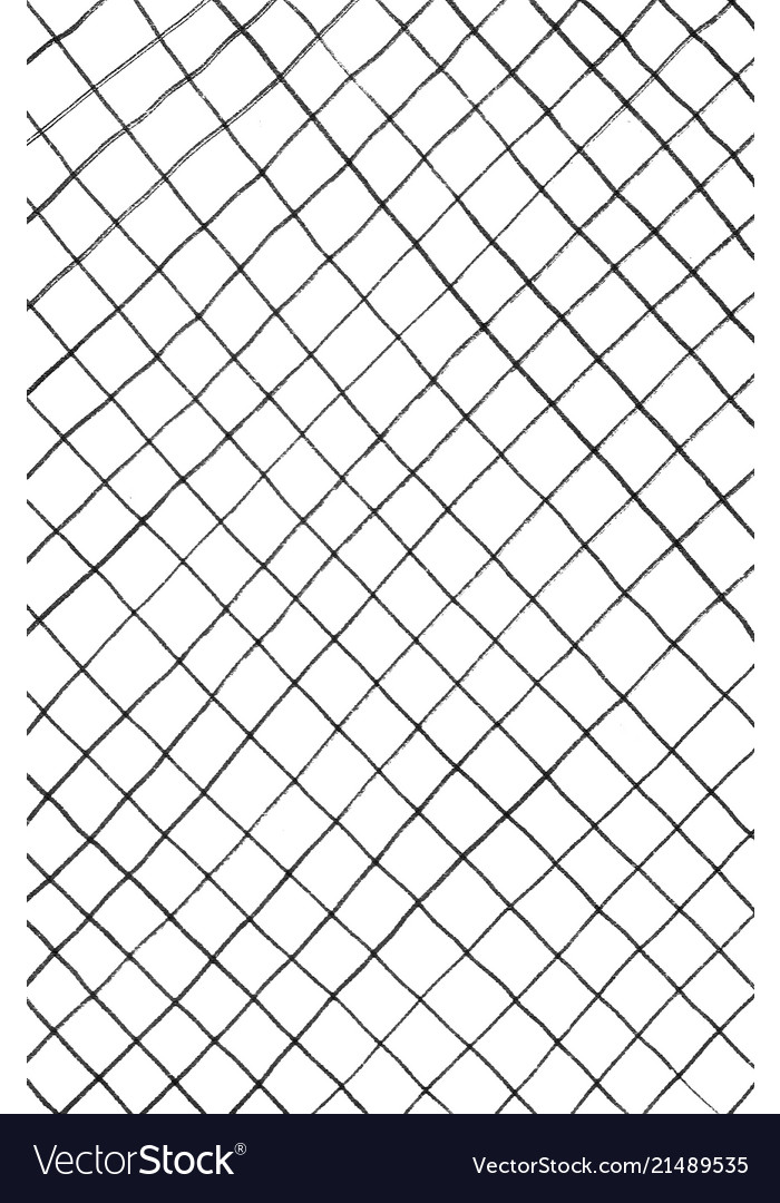 Ink hand drawn abstract rhombus pattern