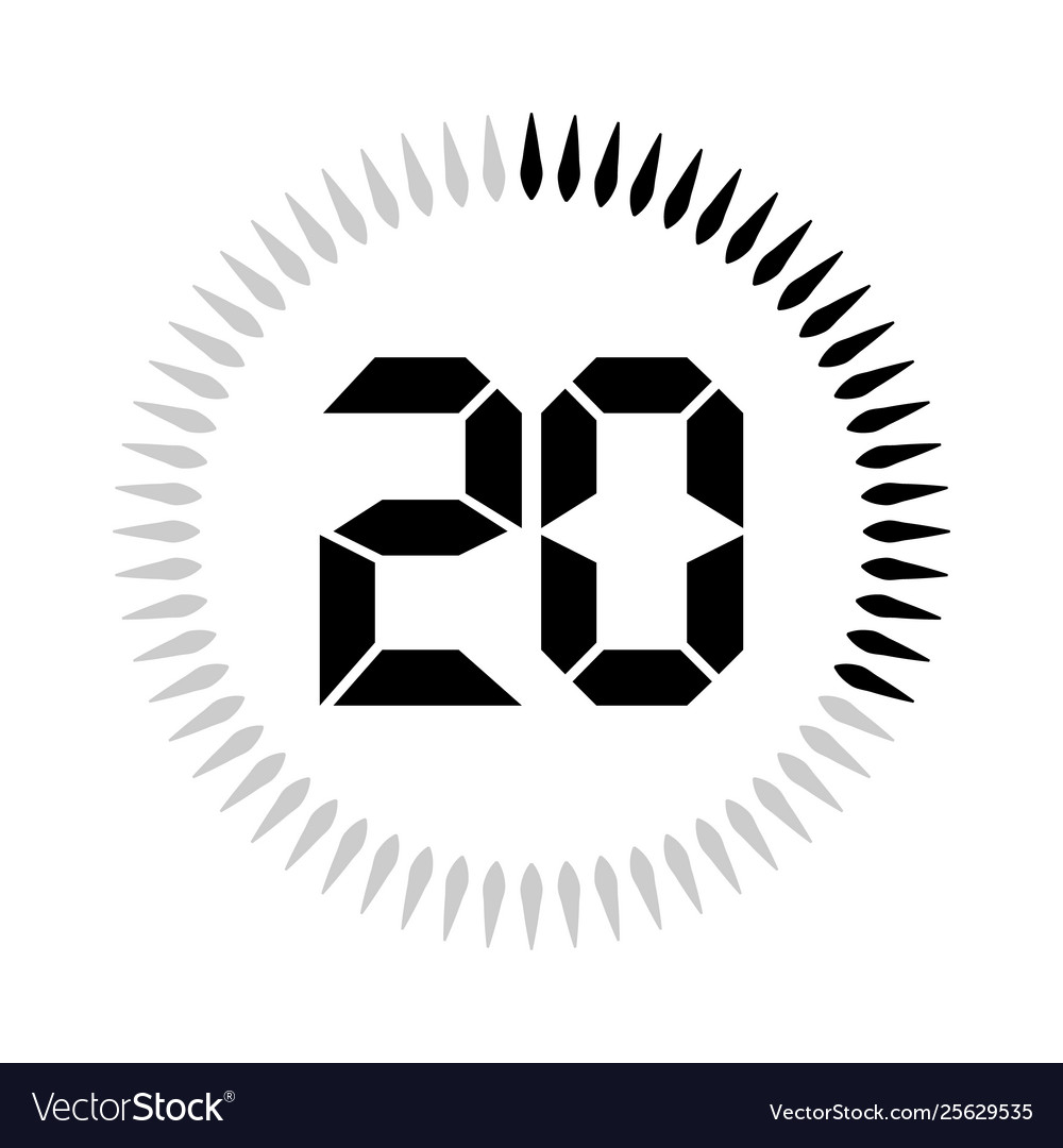 Minutes or seconds timer