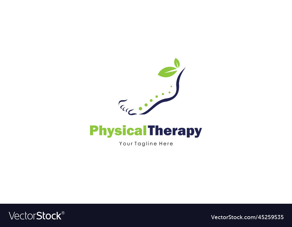 Physical therapy logo design medical health