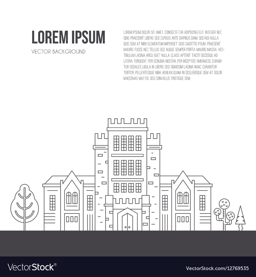 University concept with text
