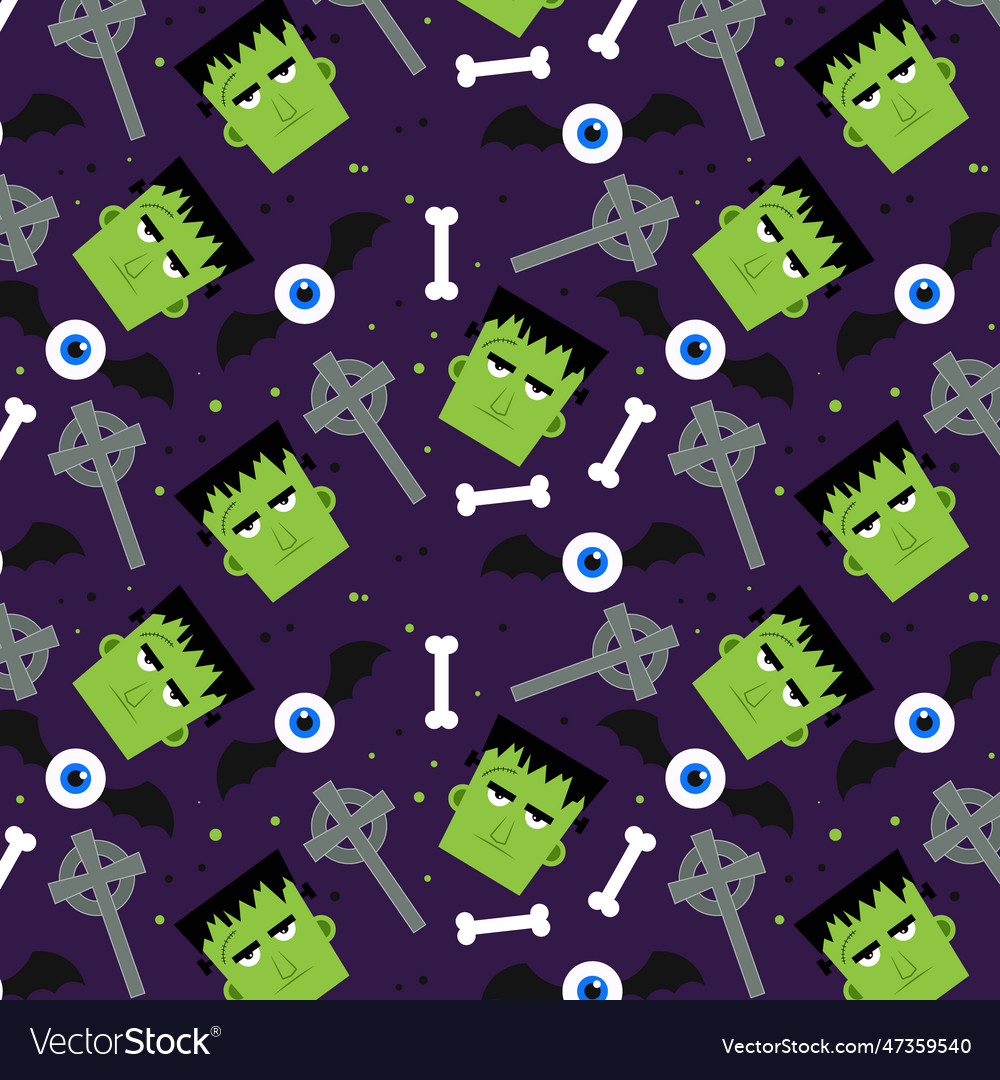 Abstract halloween pattern design background
