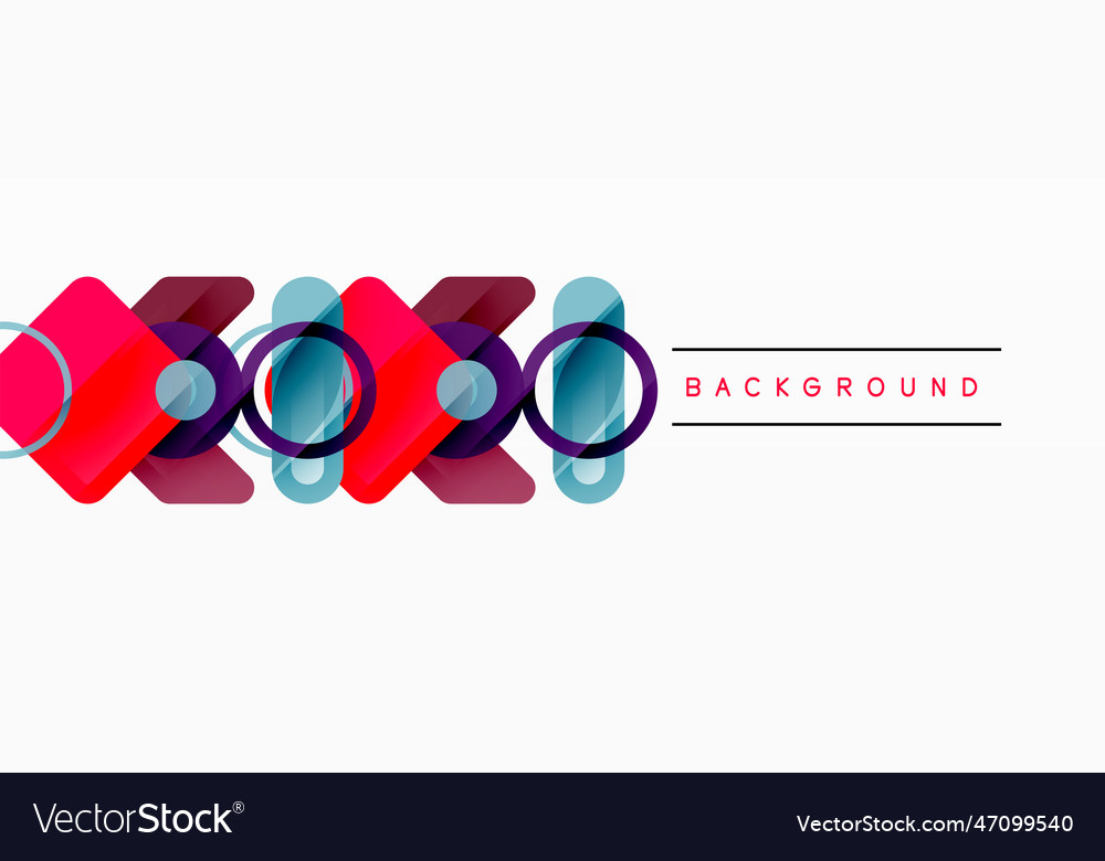 Abstract triangles and square minimal geometric vector image Abstract triangles and square minimal geometric
