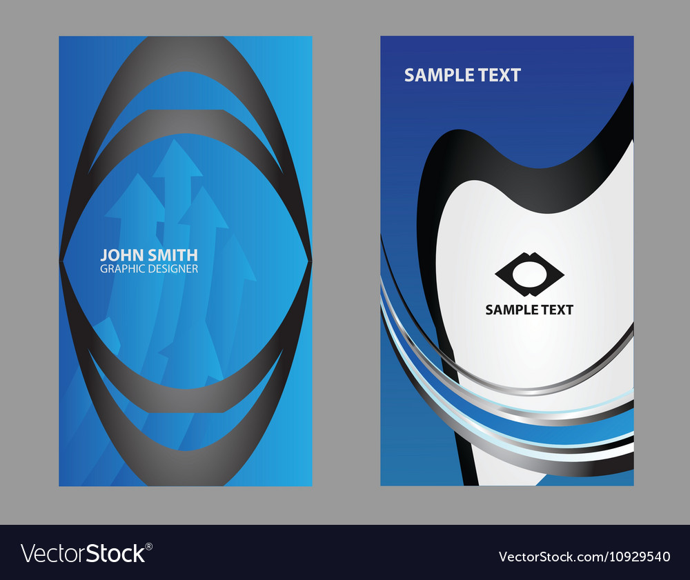 Creative business card Royalty Free Vector Image