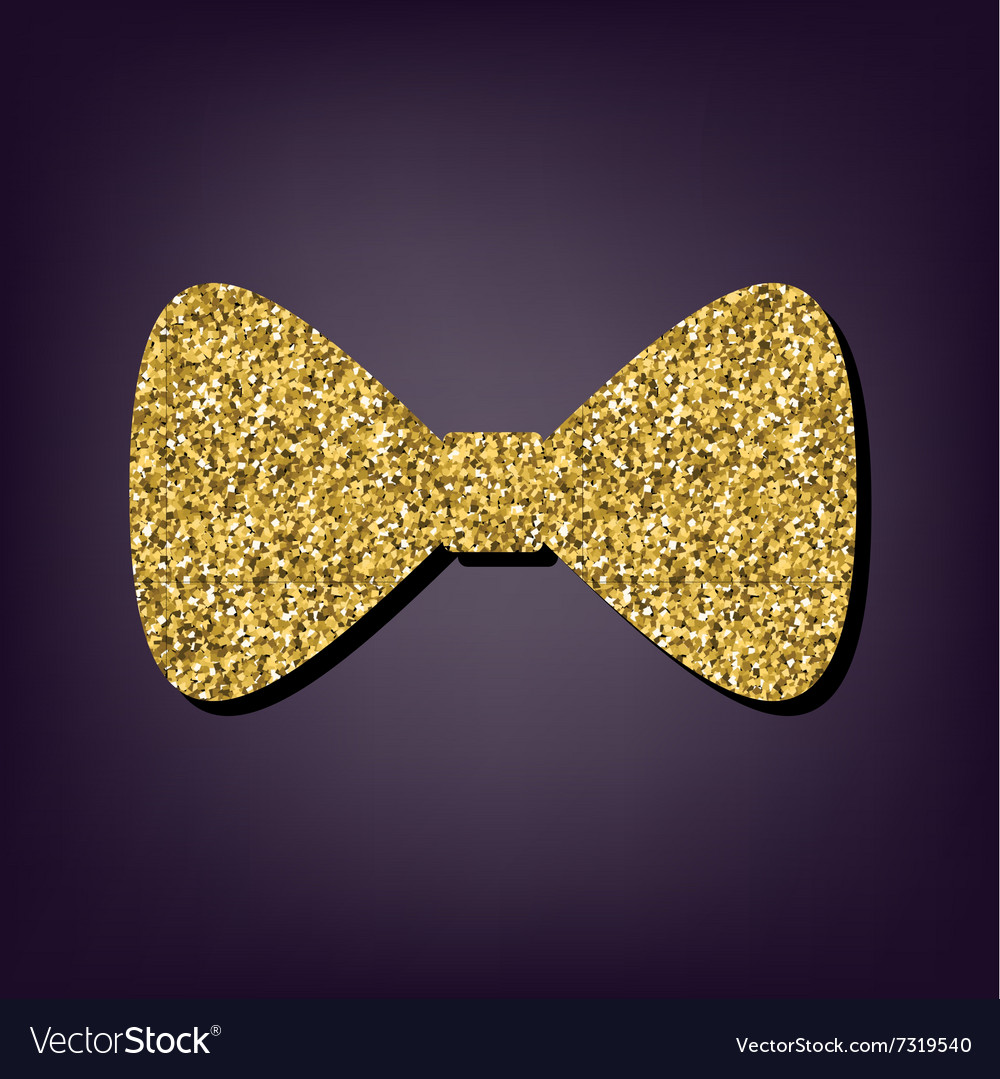 Golden style icon on people background