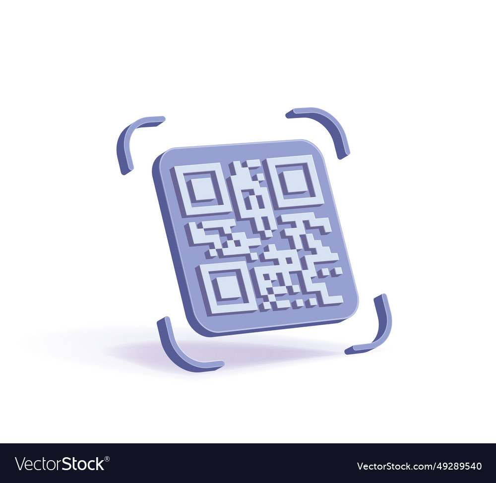 Modern qr code great design for any purposes Vector Image
