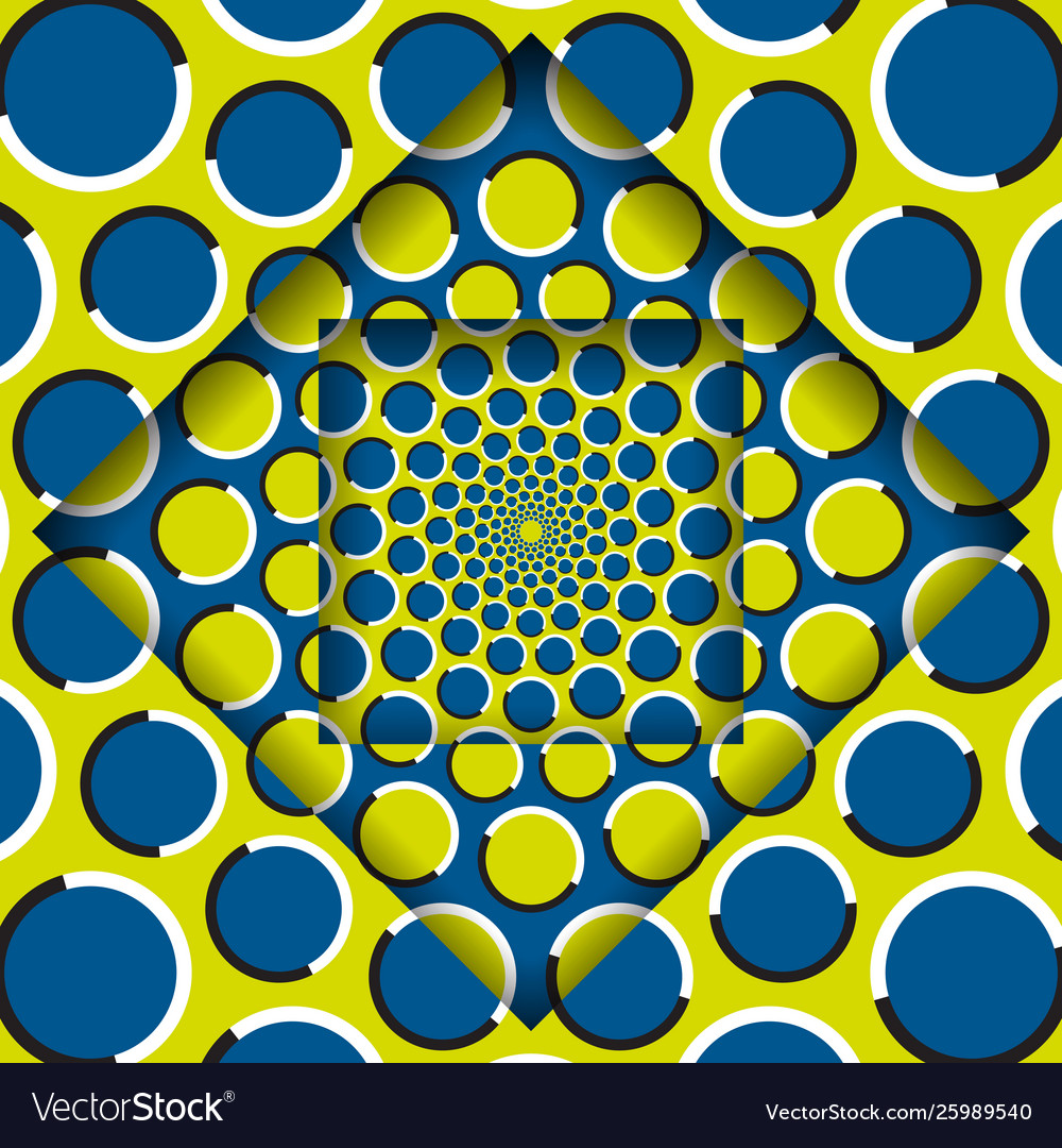 Moving layers with a circular pattern abstract vector image Moving layers with a circular pattern abstract